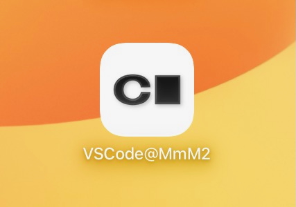 iPad Home-Bildschirm mit VSCode Web-App-Icon